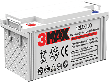 12MX100 Non flammable Battery